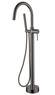 Напольный смеситель для ванны Boheme Uno 469-GM антрацит